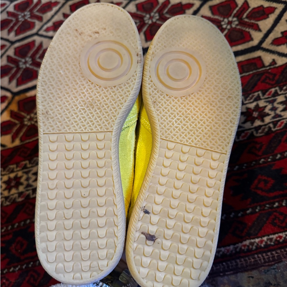 Adidas Yellow and Lavender Sneakers - Picture 5 of 8